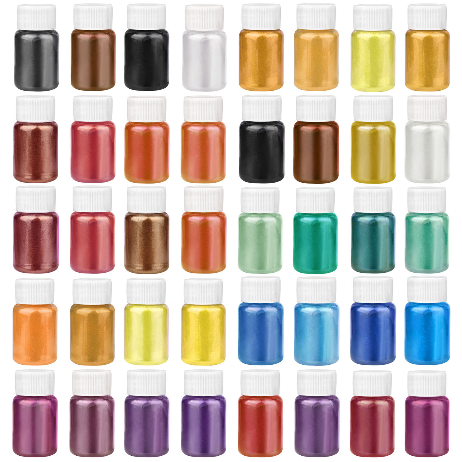 Resin Pigment Powder - 4 Colors/Set Pearlescent Powder Resin Pigment