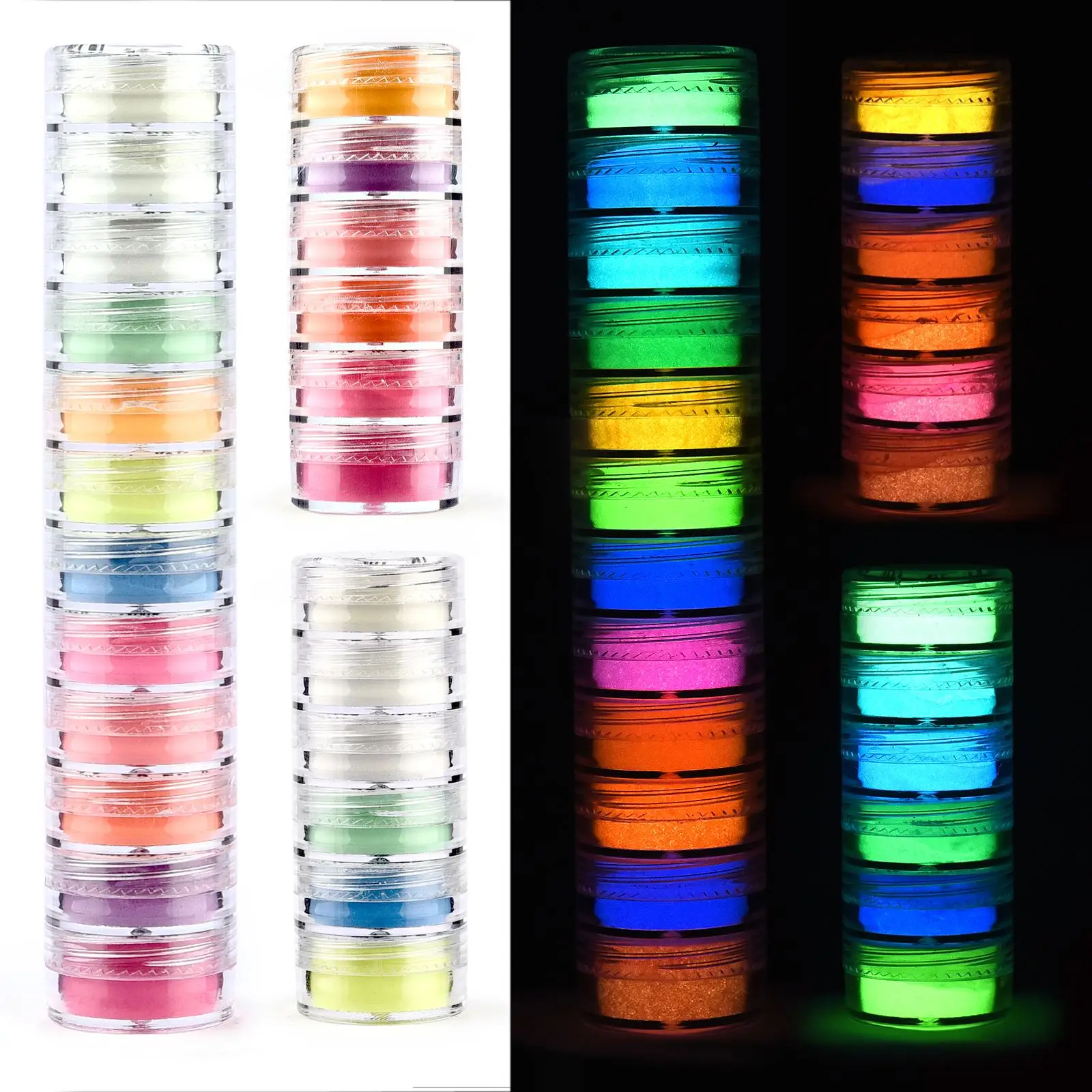 Resin Pigment Powder - 6 Colors/Set Luminous Powder Resin Pigment