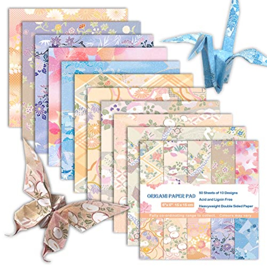 Art Craft Easy With Paper - Origami Paper 6x6 Double Sided 50