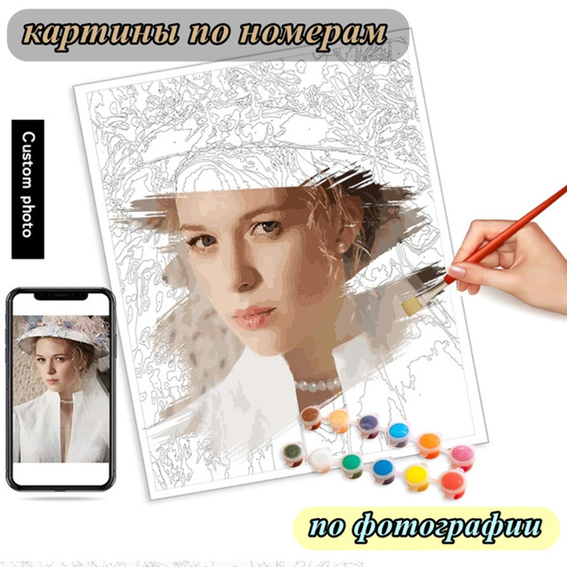 Photo Custom Painting By Numbe - Art Craft Picture recension och pris