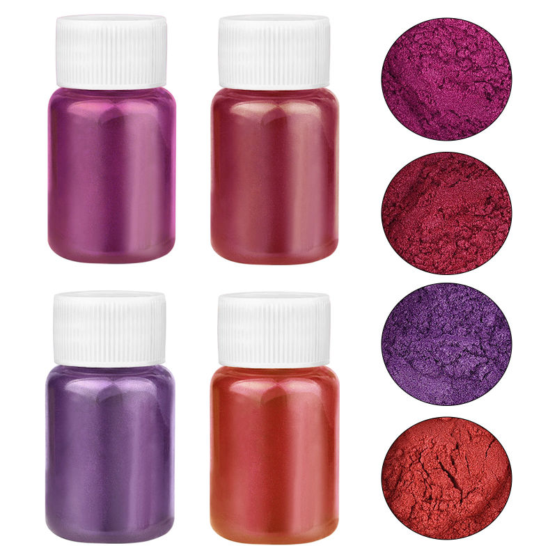 4 Colors/Set Pearlescent Powde - Resin Pigment Powder recension och pris