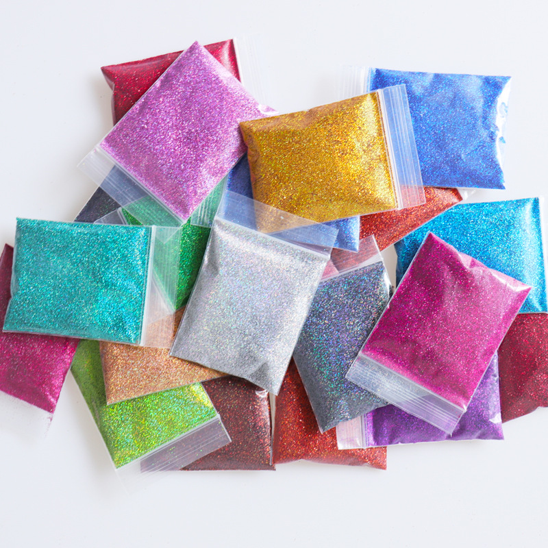 10g/Bag Holographic Fine Glitt - Resin Pigment Powder recension och pris