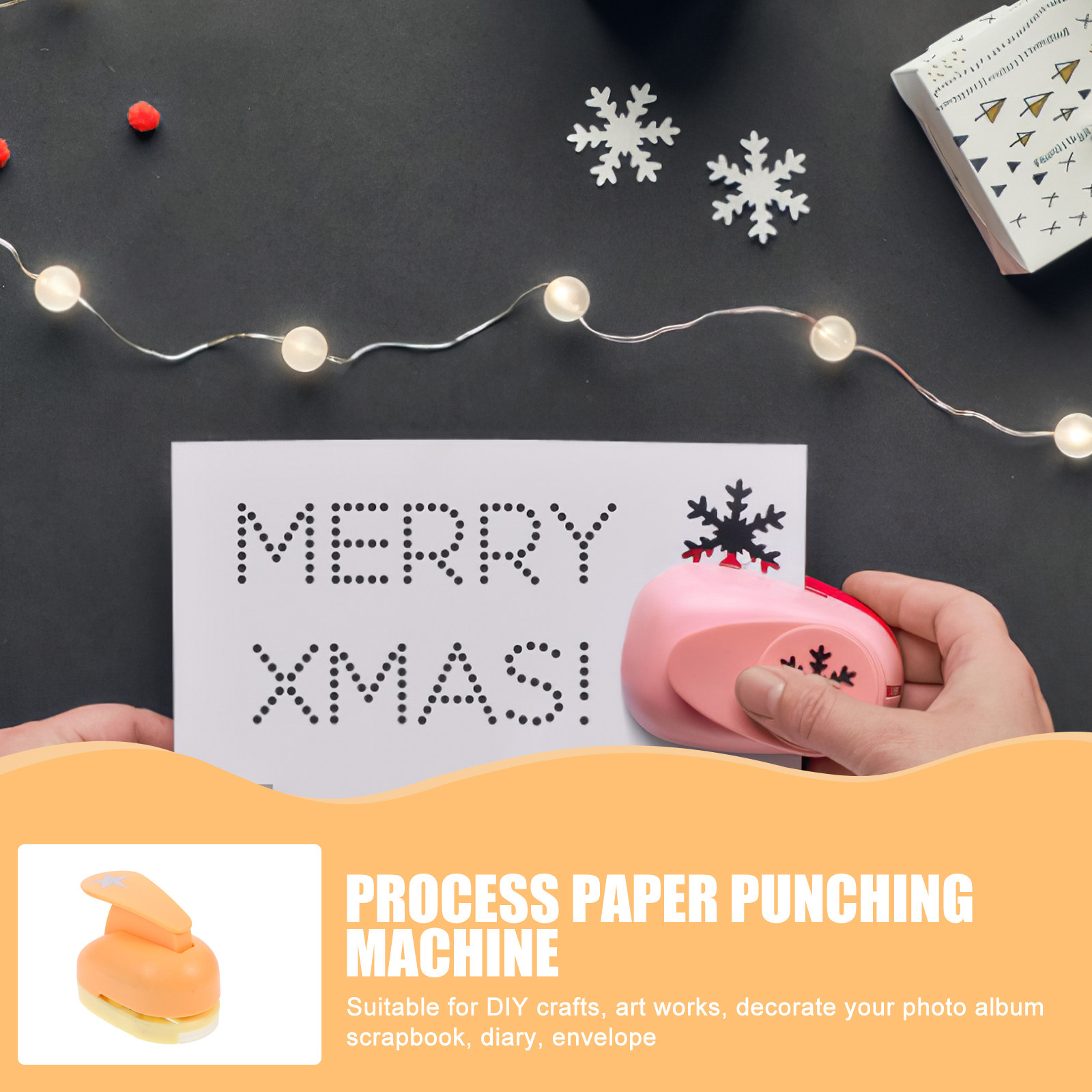 Easy Use Portable Paper Punch  - Art Craft Easy With Paper recension och pris