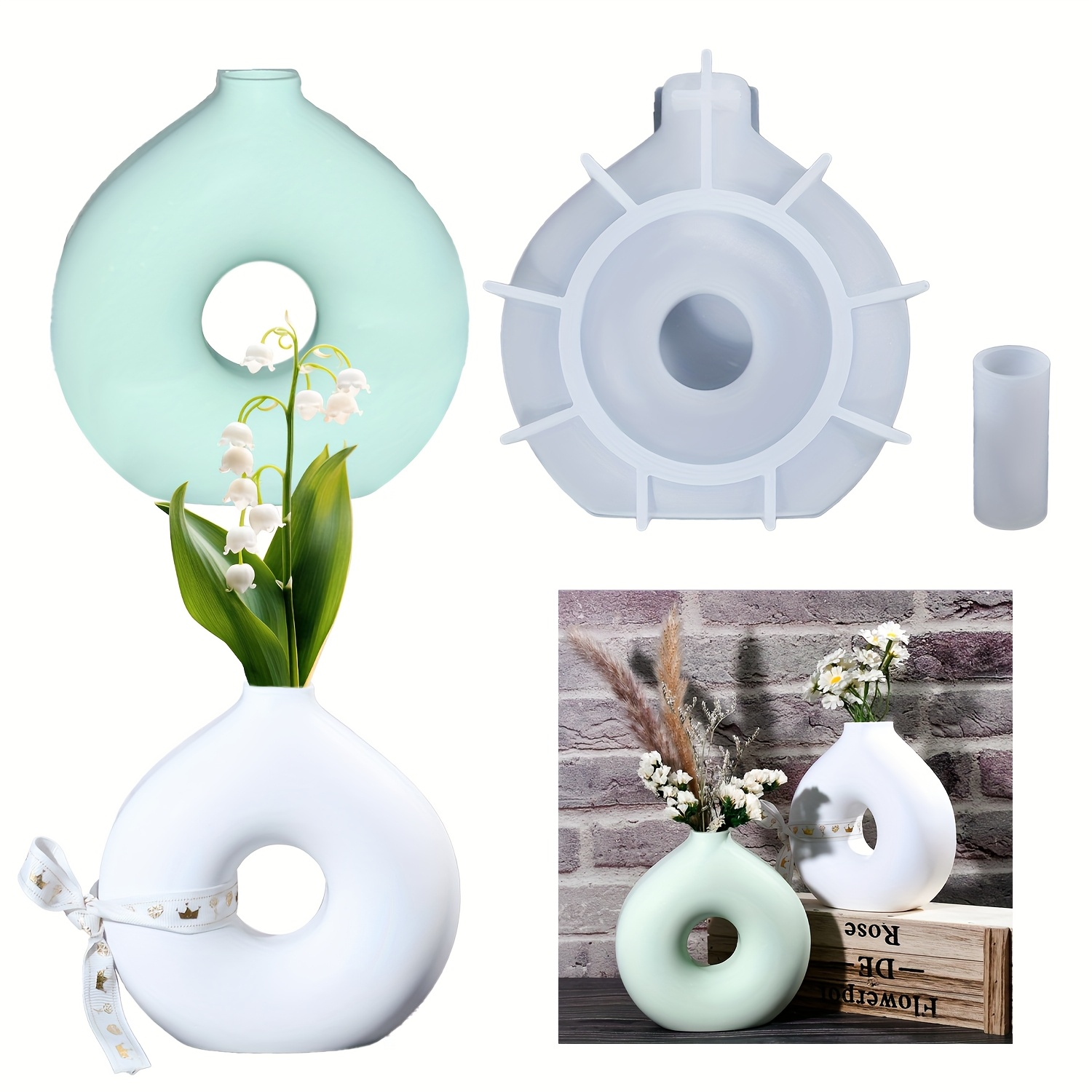 1 DIY Round Vase Silicone Moul - Art Craft Vase recension och pris