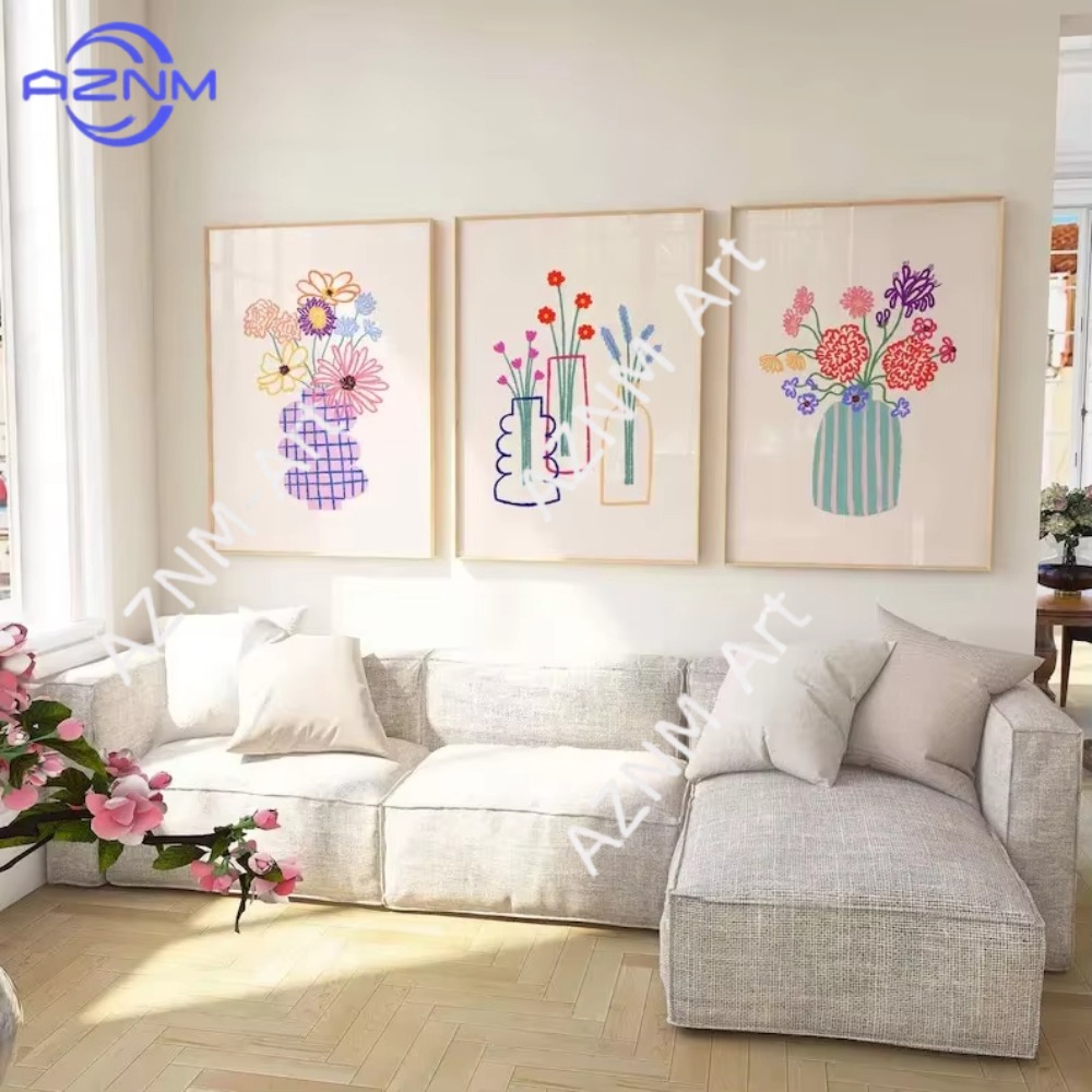 1/3pcs Abstract Flower Vase Pa - Art Craft Vase recension och pris