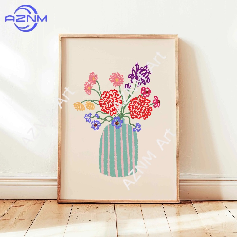 1/3pcs Abstract Flower Vase Pa - Art Craft Vase recension och pris