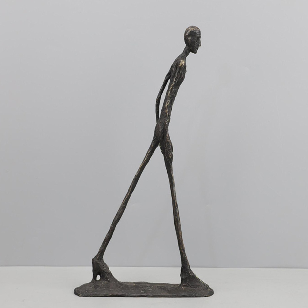 Walking Man Statue Room Decor  - Art Craft New Year recension och pris