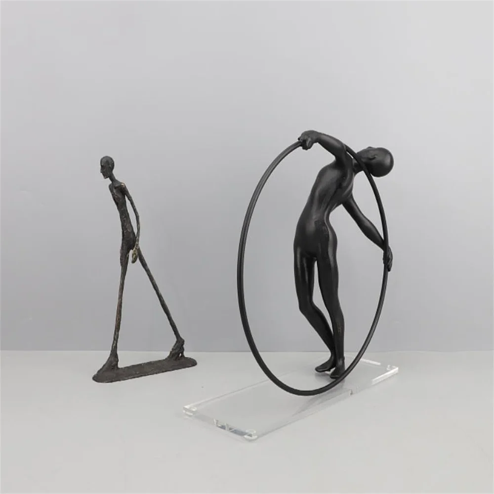 Walking Man Statue Room Decor  - Art Craft New Year recension och pris