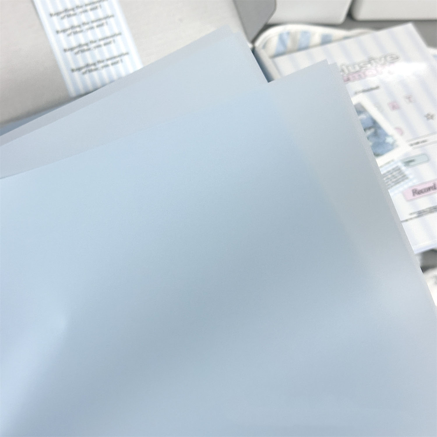 5 Sheets/Pack White Blue Green - Art Craft New Year recension och pris