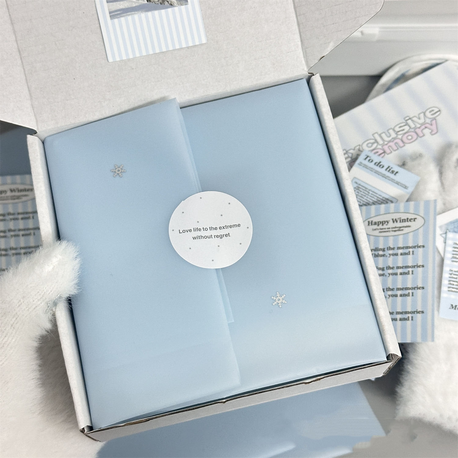 5 Sheets/Pack White Blue Green - Art Craft New Year recension och pris