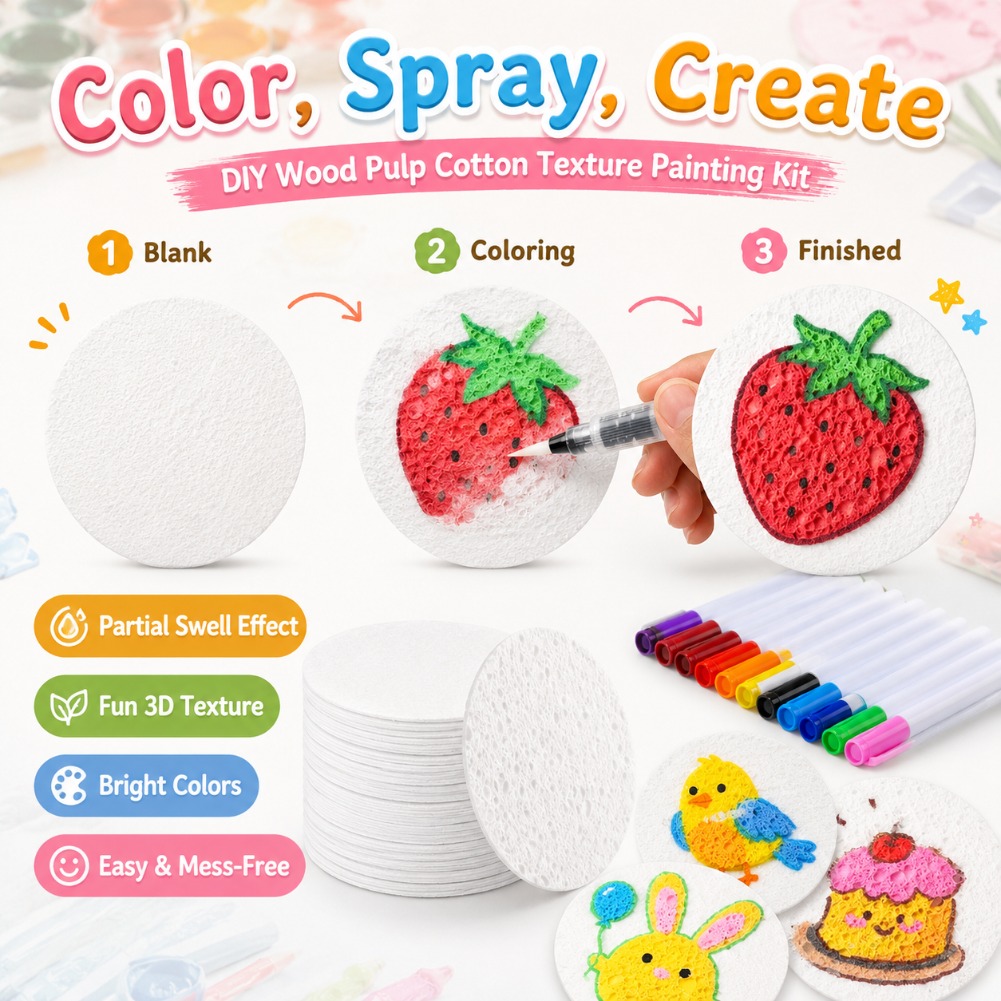 3D Puffy Foam Painting Paper M - Art Craft Halloween recension och pris