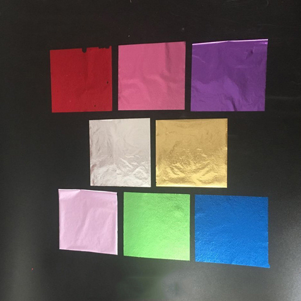50Pcs 8x8.5cm Gold Leaf Sheets - Art Craft Vase recension och pris