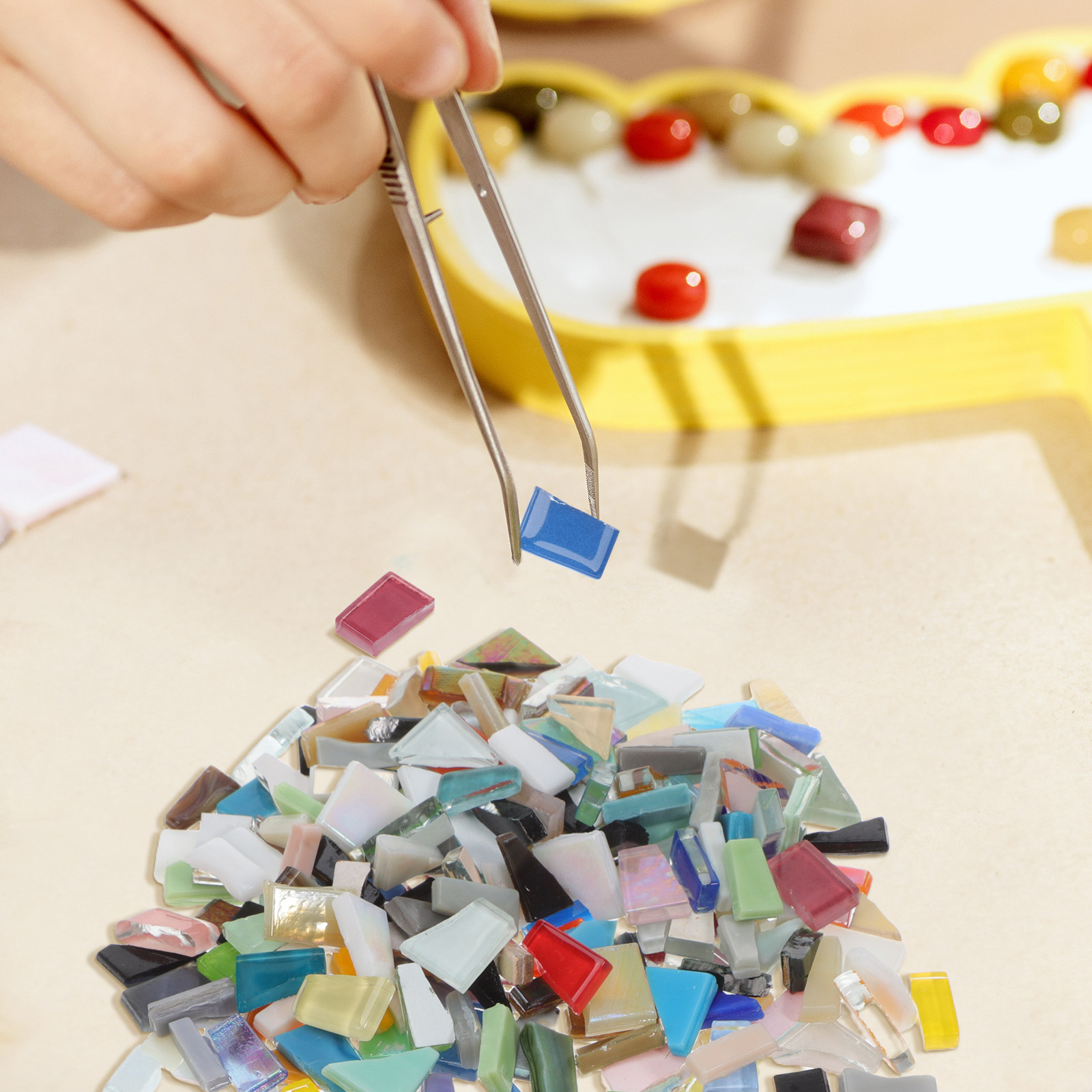 1 Bag DIY Mosaic Glass Pieces  - Mosaic Tile Supply recension och pris