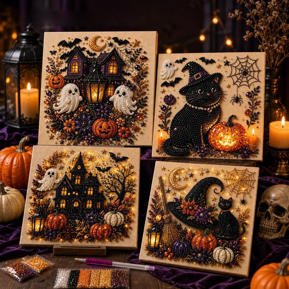 Halloween Ghost & Pumpkin 3D P - Art Craft Halloween recension och pris