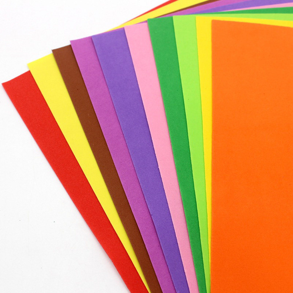 50Pcs Colorful Sponge Paper Sh - Art Craft Easy With Paper recension och pris