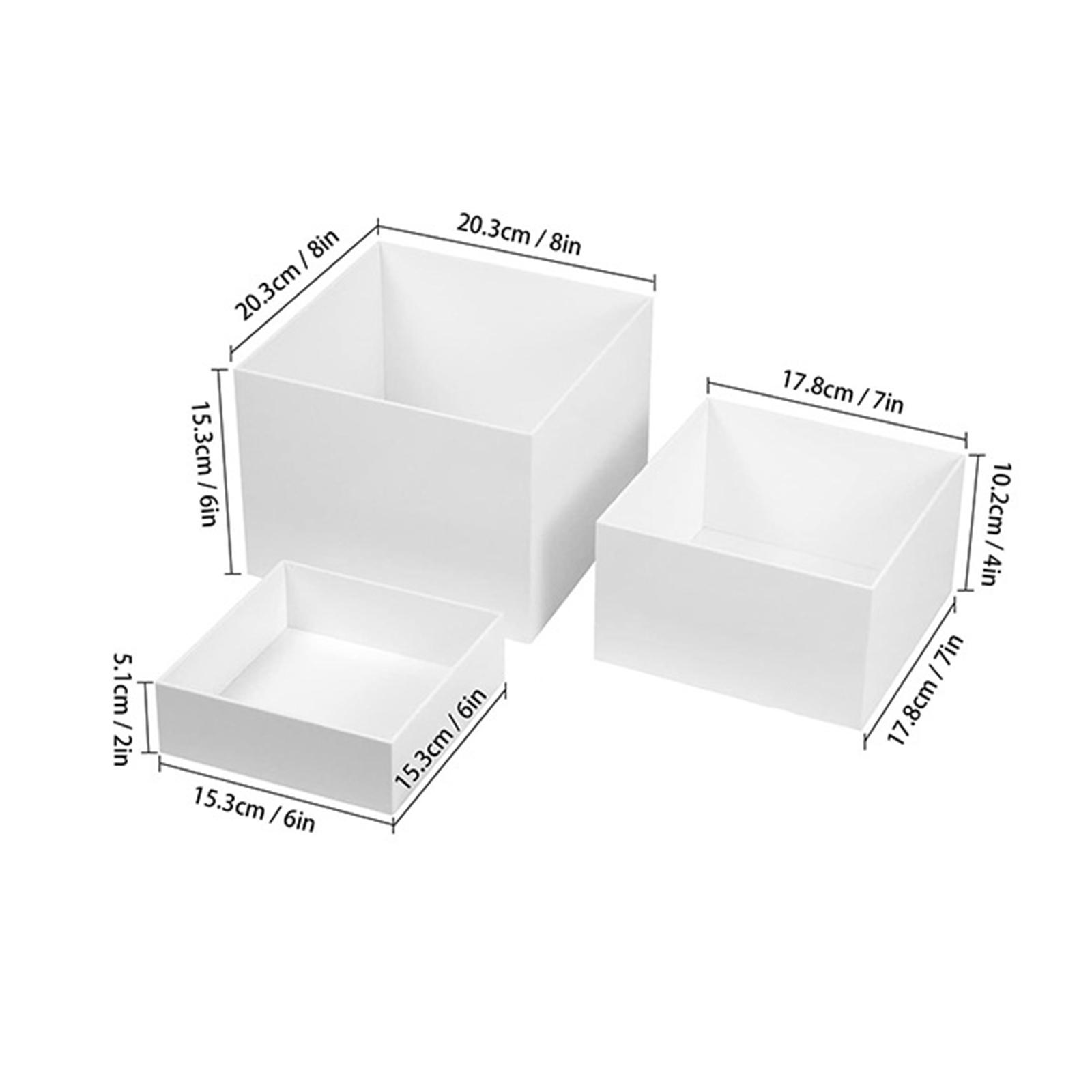 3Pcs Buffet Risers with Hollow - Exhibition Of Art And Craft recension och pris