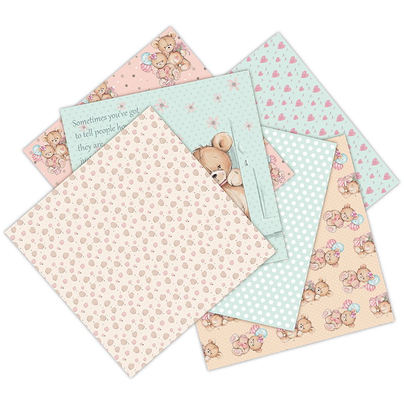 12 Sheets little bear Scrapboo - Art Craft Halloween recension och pris