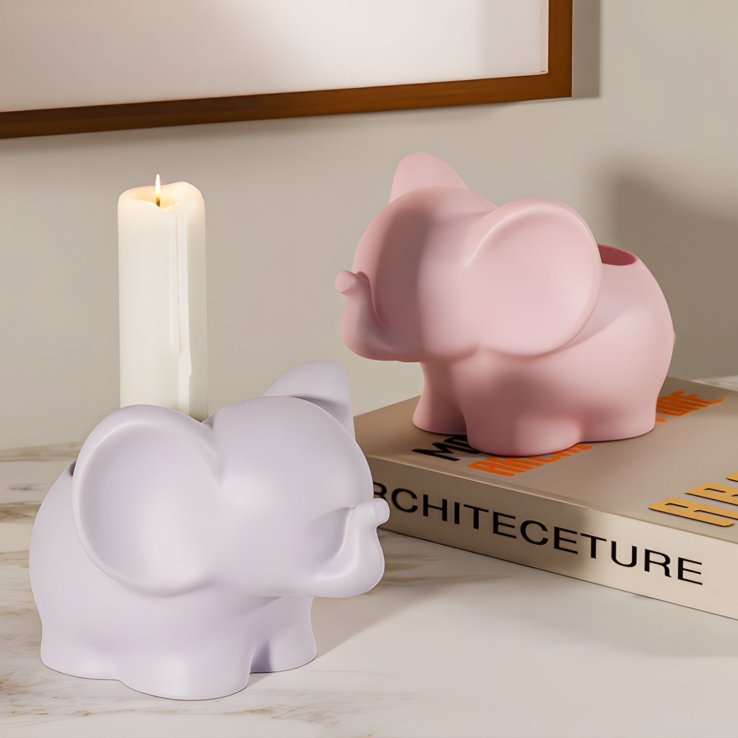 DIY Elephant Storage Cup Resin - Art Craft Vase recension och pris