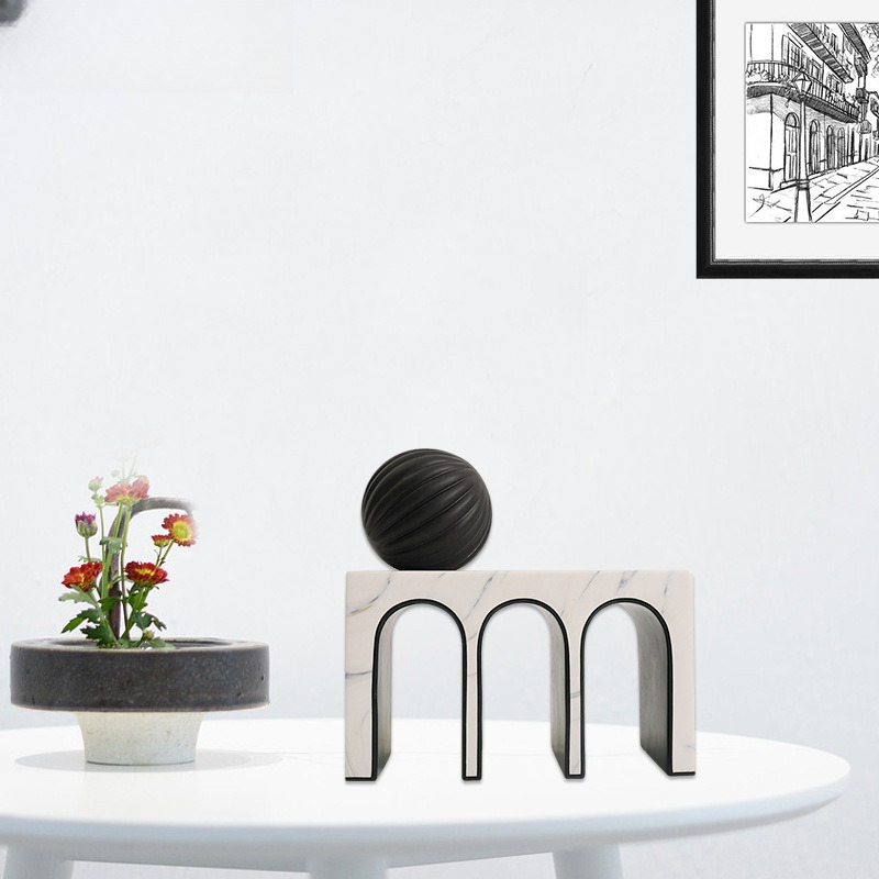 Geometric Arch Art Resin Ornam - Exhibition Of Art And Craft recension och pris