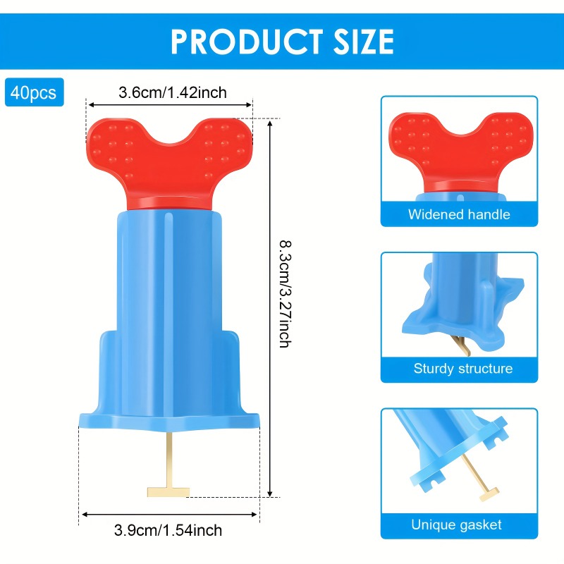 40Pcs New Design Tile Leveling - Mosaic Tile Supply recension och pris