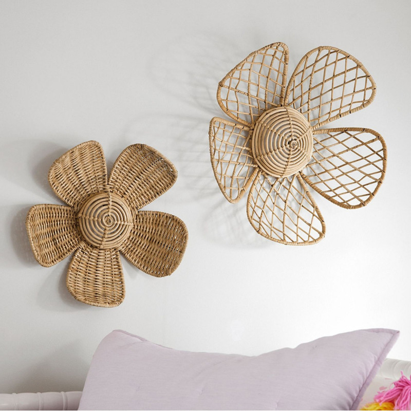 INS Nordic Woven Rattan Flower - Art Craft New Year recension och pris