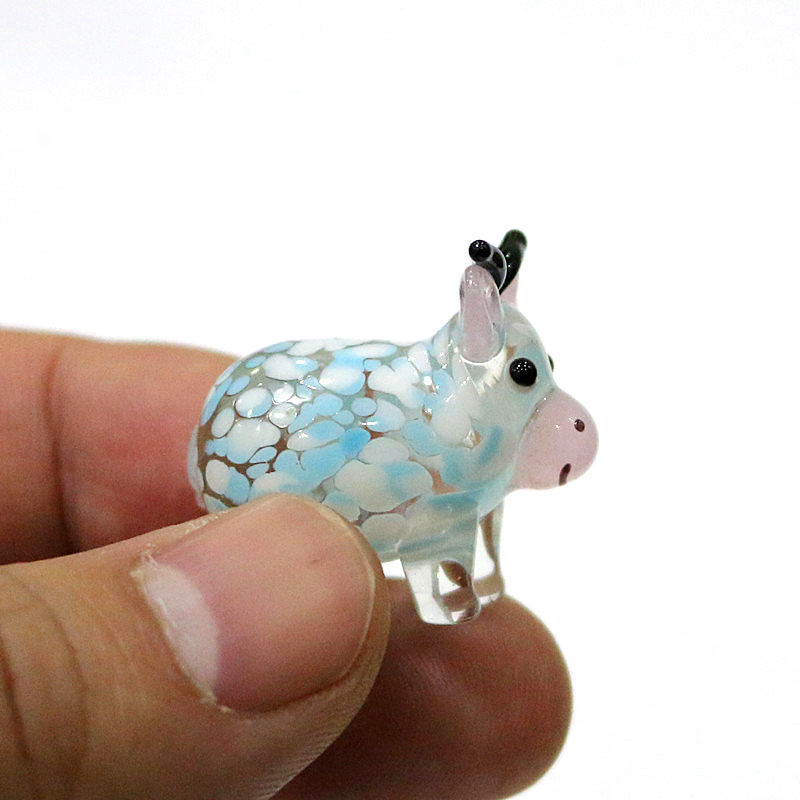 Cute Ox Glass Crafts Fairy Gar - Art Craft New Year recension och pris