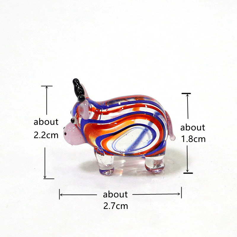 Cute Ox Glass Crafts Fairy Gar - Art Craft New Year recension och pris