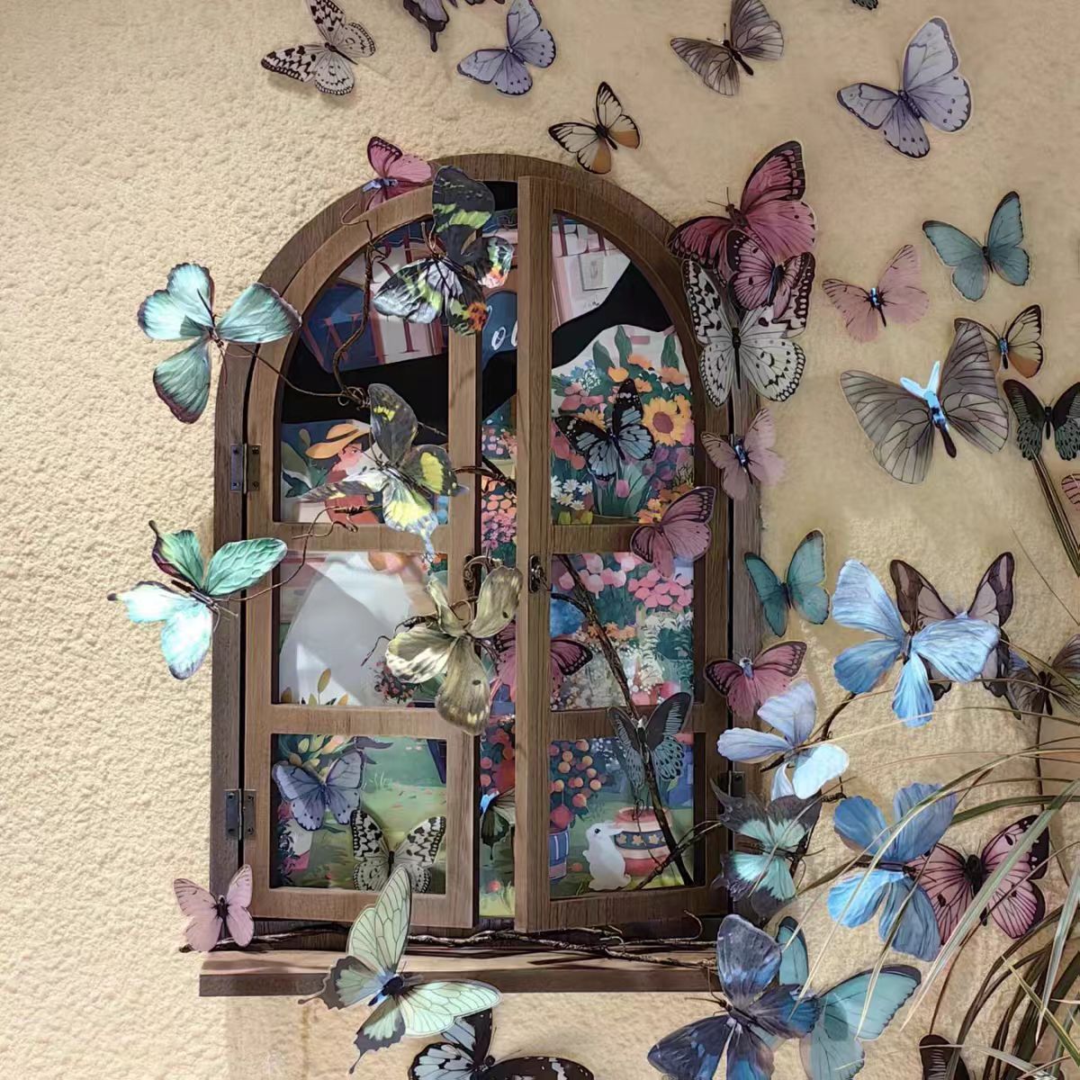 12pcs 3D Butterfly Wall Sticke - Art Craft New Year recension och pris