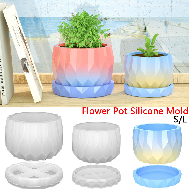 1 Set Silicone Planter Molds F - Art Craft Vase recension och pris