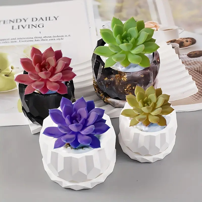 1 Set Silicone Planter Molds F - Art Craft Vase recension och pris