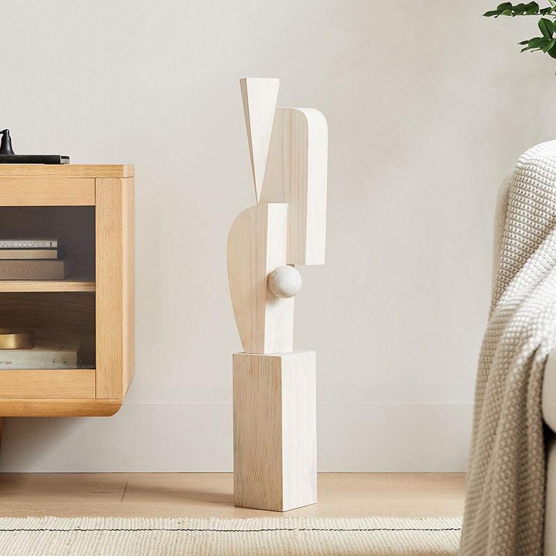 Solid wood abstract geometric  - Exhibition Of Art And Craft recension och pris