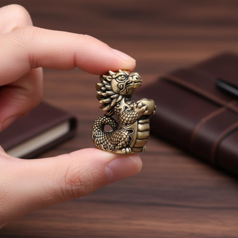 Antique Brass Zodiac Dragon Fi - Exhibition Of Art And Craft recension och pris