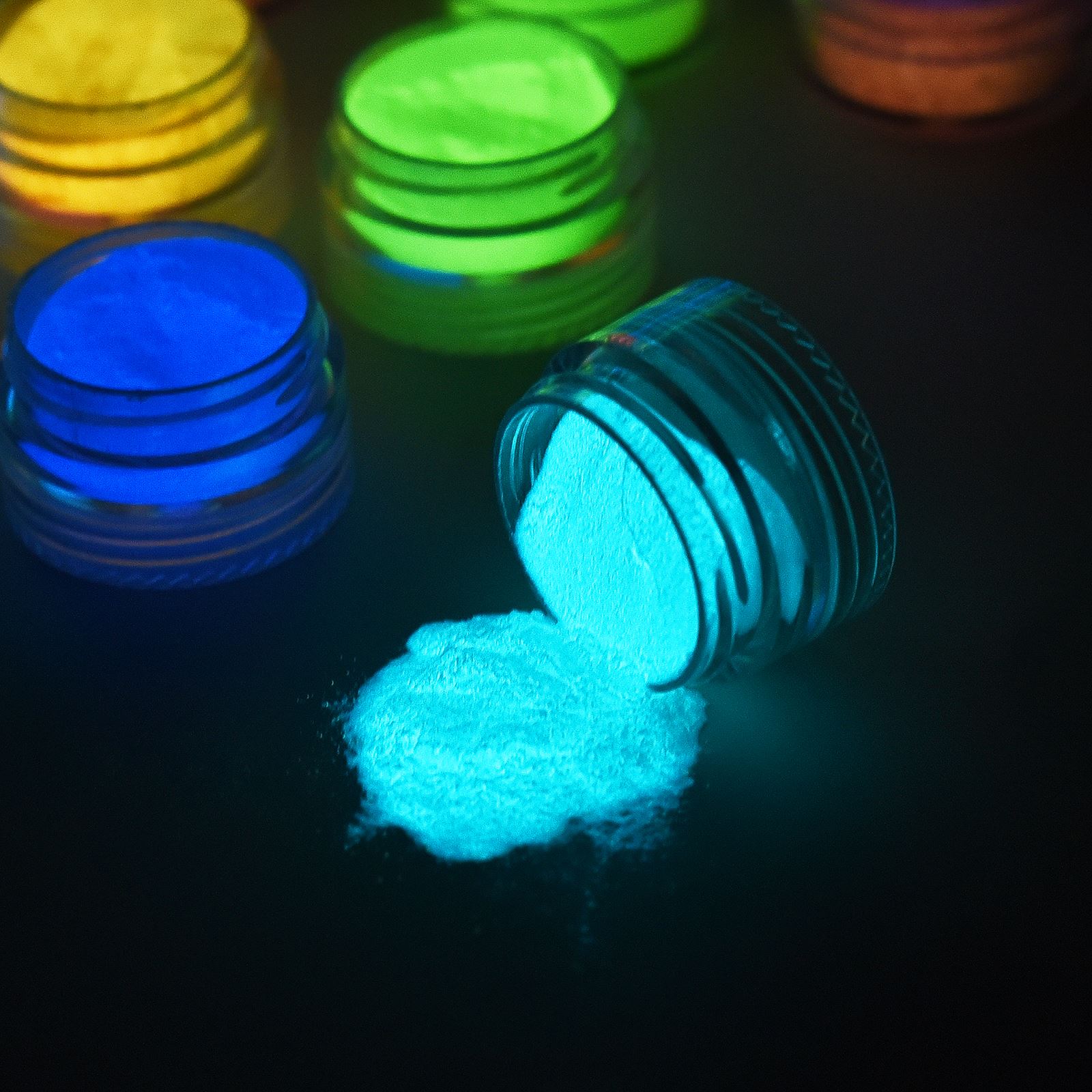 6 Colors/Set Luminous Powder R - Resin Pigment Powder recension och pris