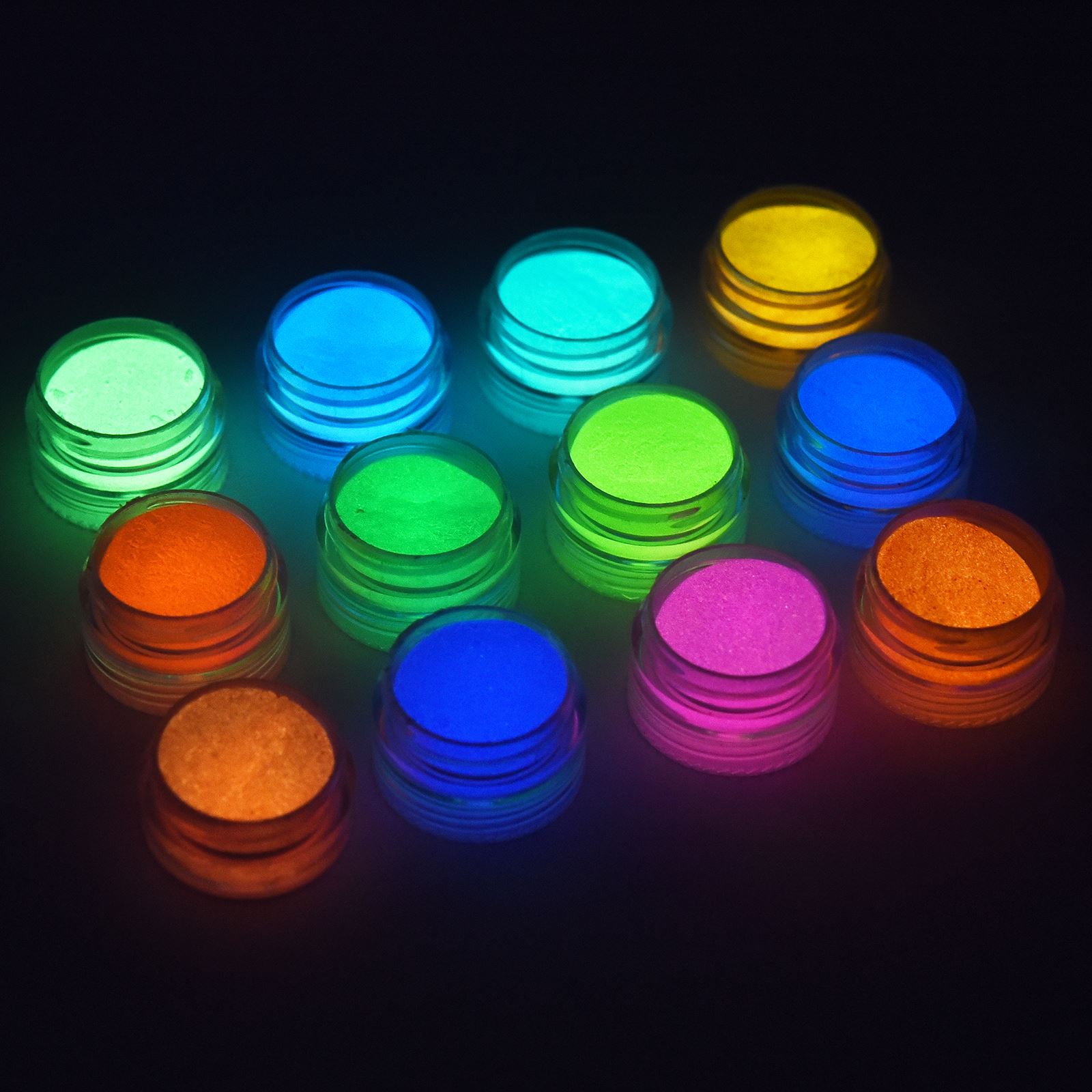 6 Colors/Set Luminous Powder R - Resin Pigment Powder recension och pris