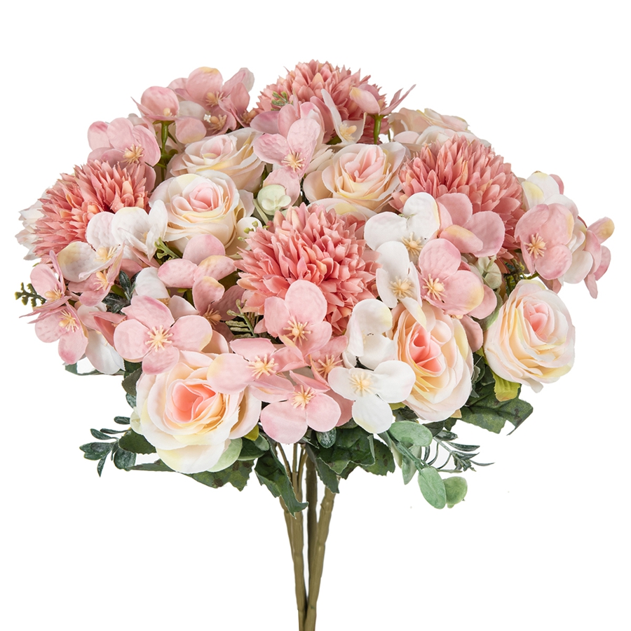 1/4pcs Artificial Flower Rose  - Art Craft Vase recension och pris