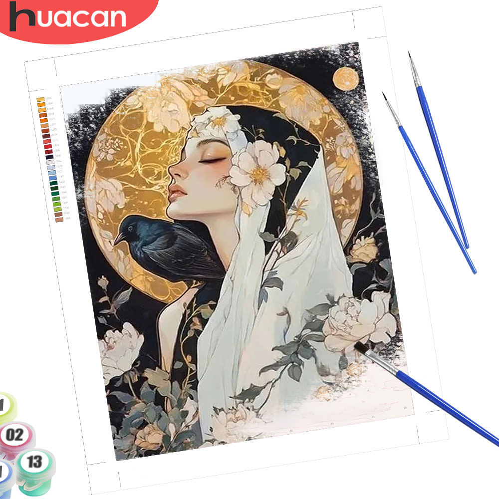 HUACAN Diy Oil Painting By Num - Art Craft Picture recension och pris
