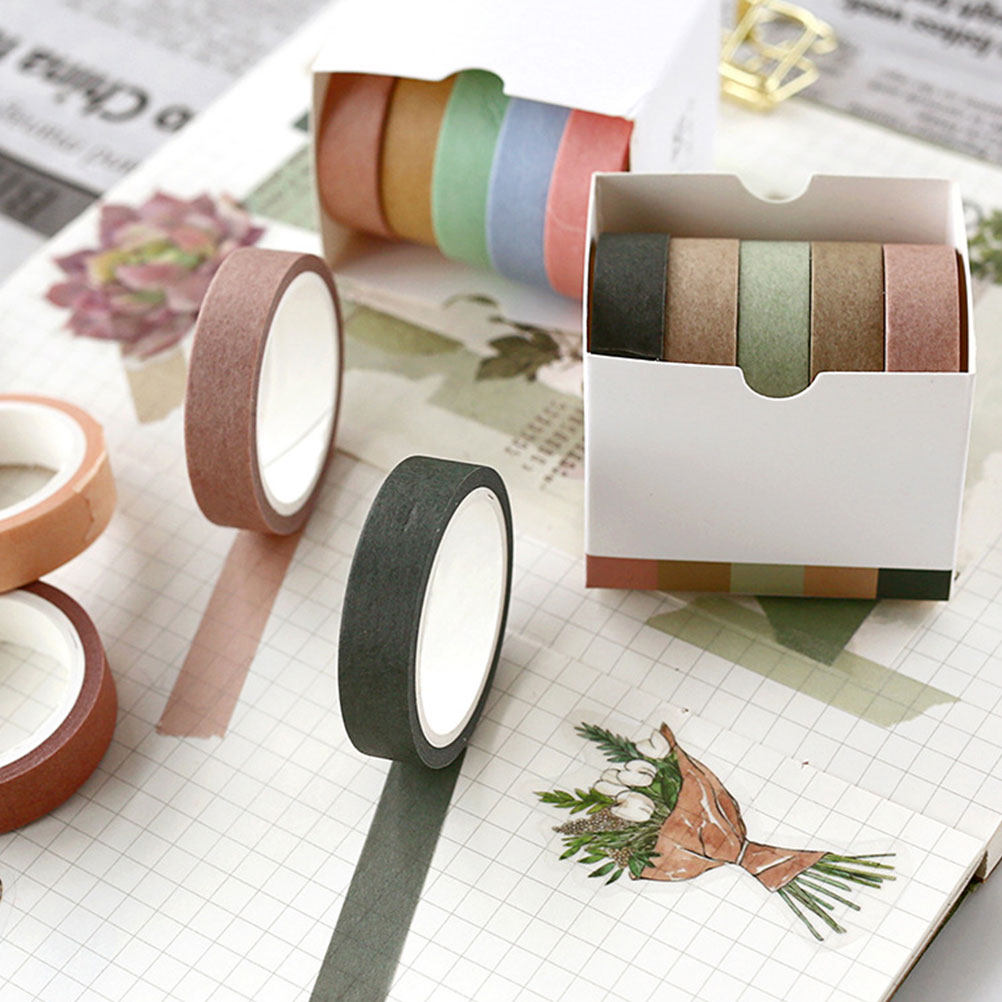 5Pcs Decoration Washi Tape Pac - Art Craft Easy With Paper recension och pris