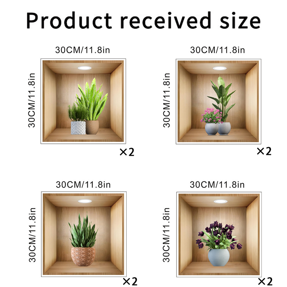 Indoor Plant Decor 3D Vinyl Ar - Art Craft Easy With Paper recension och pris
