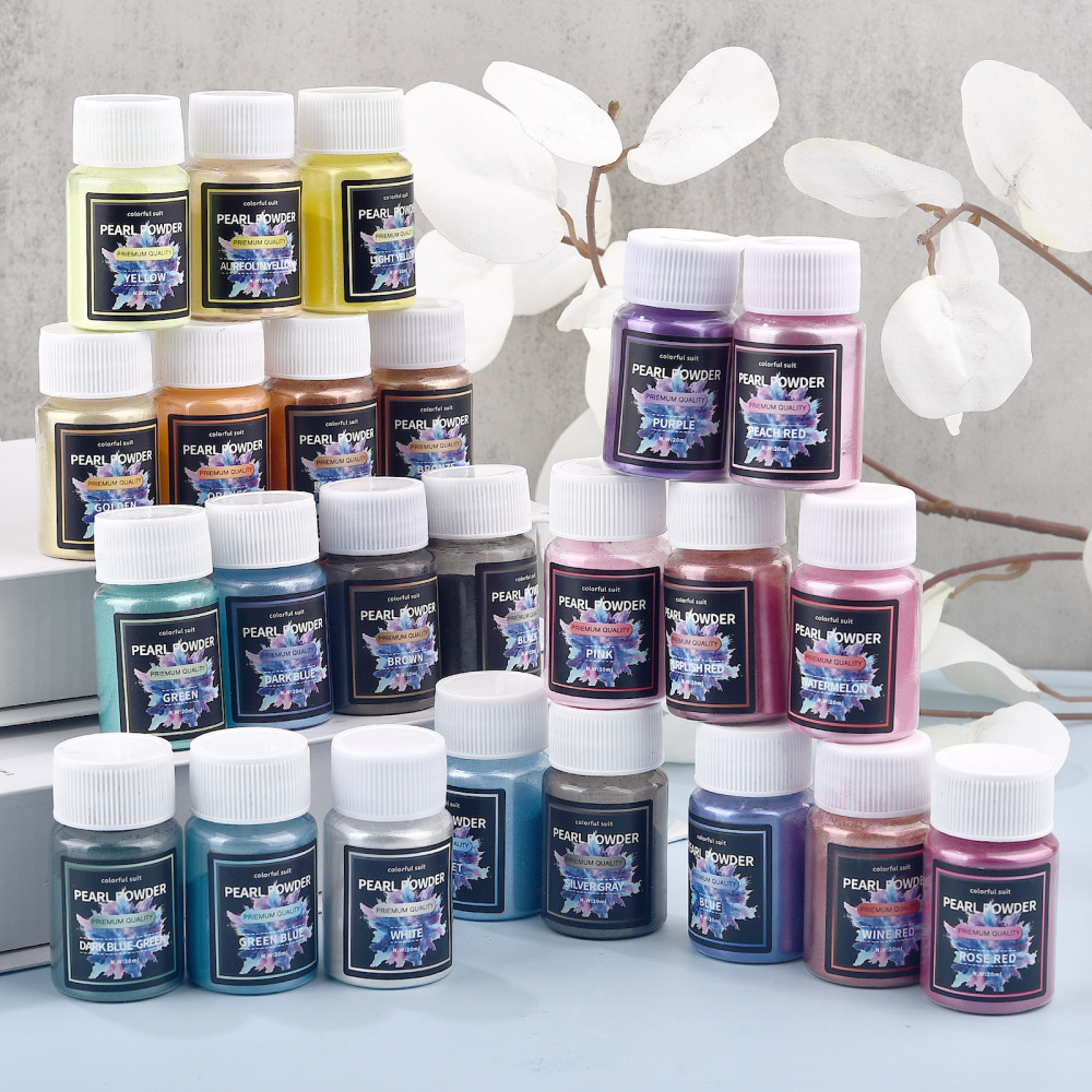 20ml Cosmetic Grade Pearlescen - Resin Pigment Powder recension och pris