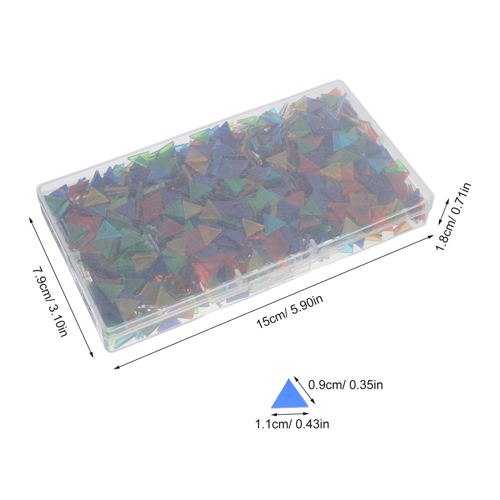 1273 Pcs Crafts Glass Mosaic T - Mosaic Tile Supply recension och pris